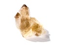 Smoky quartz gemstone on a white background Royalty Free Stock Photo