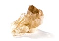 Smoky quartz gemstone on a white background Royalty Free Stock Photo