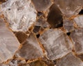 Smoky quartz stones on slab for luxury interior, exterior design decoration, ceramic wall, floor digital tiles. Gemstone