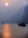 Smoky Sky On The Yangtze River