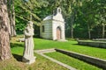The Smolenice Palffy Family Tomb with the Chapel of St. Vendelin with the statue