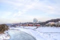 Smolensk. The Don River and the Assumption Cathedral
