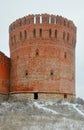 Smolensk Kremlin. Fortress wall in Smolensk, Russia Royalty Free Stock Photo