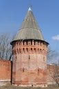 The Smolensk Kremlin tower Royalty Free Stock Photo