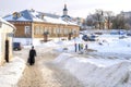 Smolensk. The territory of the Assumption Cathedral. Children`s