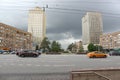 Smolensk-Sennaya square and the traffic on Sadovoye ring