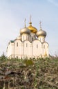 Smolensky Cathedral in Novodevichy Convent, Moscow. Royalty Free Stock Photo