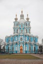 Smolniy Cathedral Royalty Free Stock Photo