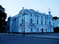 Saint Peterburg, Russia - JUNE 12, 2013: Smolniy convent monastery St Petersburg. Royalty Free Stock Photo