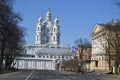 Smolniy monastery Royalty Free Stock Photo