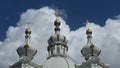 Smolny Cathedral domes, St. Petersburg