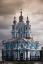 Smolny Cathedral - Orthodox church Royalty Free Stock Photo