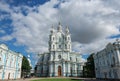 Smolny Cathedral, Saint Petersburg, Russia Royalty Free Stock Photo