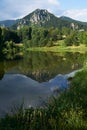 Smolyan lake scenery, Bulgaria Royalty Free Stock Photo