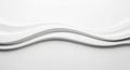 Smooth Abstract Flowing Gray and White Wave Background Design. Royalty Free Stock Photo