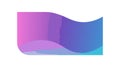 Smooth Abstract Gradient Wave: Modern Flowing Design Element Colorful Curve, vector design Generative AI Royalty Free Stock Photo