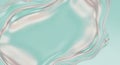 Abstract fluid waves with smooth light blue and white gradient texture design Royalty Free Stock Photo