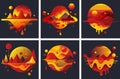 Smooth amoeba-like blob in vibrant, fluid motion within abstract design style