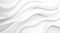 Looping animation of abstract white waves creating a serene backdrop. Perfect for modern, minimalist projects and designs