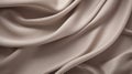 Beige Silk Background With Sculptural Aesthetics And Photorealistic Detailing