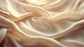 Smooth beige silk fabric texture, abstract background. Luxury and elegance concept Royalty Free Stock Photo