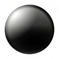 Smooth Black Surface Gentle Gradient Dark to Light Transition Royalty Free Stock Photo