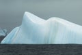 Smooth blue iceberg Royalty Free Stock Photo