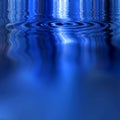 Smooth Blue Water Royalty Free Stock Photo