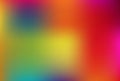 Smooth and blurry rainbow gradient mesh background.