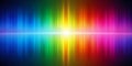 smooth bright glowing spectrum gradient abstract AI Generative