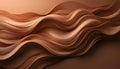Smooth brown abstract waves creating elegant and minimalist abstract background Mocha Mousse