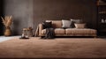 smooth brown carpet texture