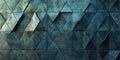 Smooth charcoal gray background with a triangular block structure. The wall texture features 3D Ai ganerated