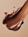 Smooth Chocolate Spread Royalty Free Stock Photo