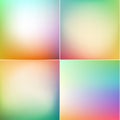 Smooth colorful blurry backgrounds collection