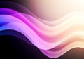 Smooth colorful gradient waves blending soft pastel light effects design Royalty Free Stock Photo