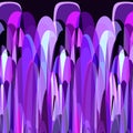 smooth creative art-deco style purple and pink coloured fantasy