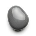 A white background emphasizing its glossy finish and rounded Royalty Free Stock Photo