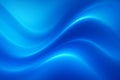 Smooth digital abstract waves in bright blue tones forming luminous flowing gradient layered streaks Royalty Free Stock Photo
