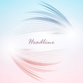 Smooth digital palm branches