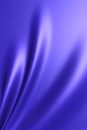 Smooth elegant blue silk fabric