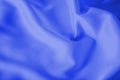 Smooth elegant blue silk or satin luxury cloth texture can use as abstract holidays background Royalty Free Stock Photo