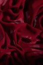 Smooth elegant burgundy chiffon fabric abstract background. Dark red wine silk luxury cloth texture light surface design Royalty Free Stock Photo