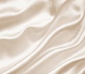 Smooth elegant golden silk as wedding background. In Sepia toned