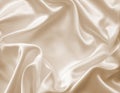 Smooth elegant golden silk or satin texture as background. In Se Royalty Free Stock Photo