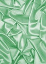 Smooth elegant green silk or satin as background Royalty Free Stock Photo