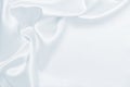 Smooth elegant grey silk or satin luxury cloth as wedding background. Luxurious Christmas background or New Year background design Royalty Free Stock Photo