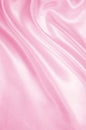 Smooth elegant pink silk or satin as wedding background Royalty Free Stock Photo
