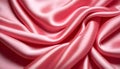 Smooth elegant pink silk or satin texture can use as wedding background Royalty Free Stock Photo