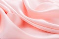 Smooth elegant pink silk or satin texture can use as wedding background Royalty Free Stock Photo
